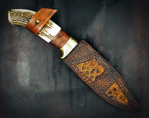 JN handmade hunting knife H7f